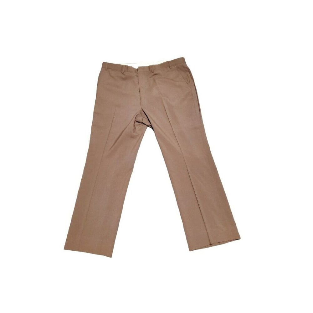 Karoll's Dress Pants Tailored Size 42X30‎ Brown Chicago